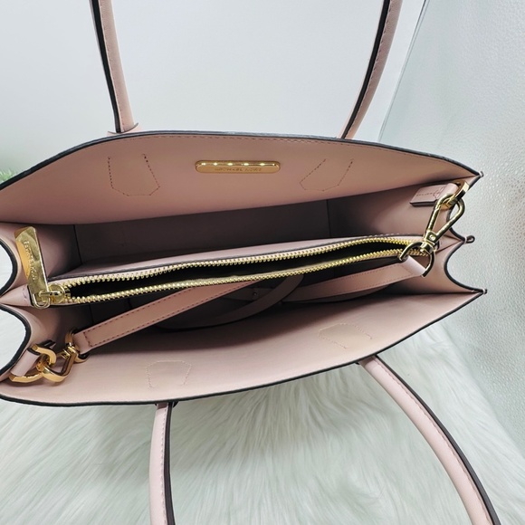 Michael Kors Pink Large Crossbody Satchel - Picture 5 of 8